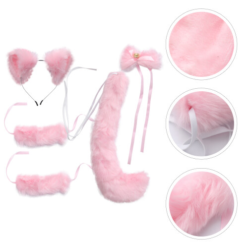 1 Set Med 5 Delar Cosplayleksaker Öron Hals Hand 2