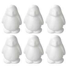 6Pcs Lekfullt Badleksak Pingvinmönster I Skumgummi För Barn