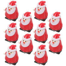 2 Set 10 Delar Julmotoriserade Vinds Uppgående Leksaker (Tomte )