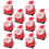 2 Set 10 Delar Julmotoriserade Vinds Uppgående Leksaker (Tomte ) 1