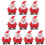2 Set 10 Delar Julmotoriserade Vinds Uppgående Leksaker (Tomte ) 9