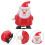 2 Set 10 Delar Julmotoriserade Vinds Uppgående Leksaker (Tomte ) 10