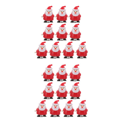2 Set 10 Delar Julmotoriserade Vinds Uppgående Leksaker (Tomte ) 1