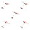 5Pcs Skumgummi Flygplansmodell Byggset Med Gummibanddrift För Barn 9