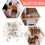 120Pcs Dockshus Tillbehör: Miniatyr Bildramar För DIY 5