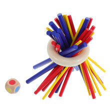 3 Set Träpinnar För Montessori Stapling – Förbättrar Koordination
