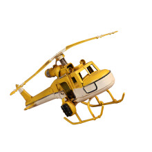 1 St Miniatyr Retro Flygmodell För Hem Eller (Gul)