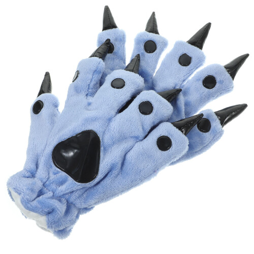 1 Par Dinosaurieklon Plushhandskar Varmavinterhandskar