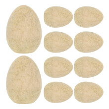 30St Träägg Beige Obehandlade DIY Ägg För Barns Pyssel