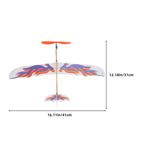 4St Glidflygplan: Gummibanddrivna Byggset För Barn 2