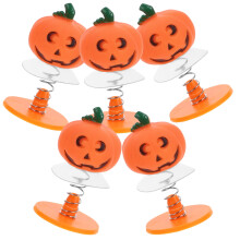 5Pcs Halloweenspring Leksaker Hoppdjur För Barn