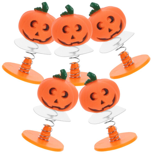 5Pcs Halloweenspring Leksaker Hoppdjur För Barn
