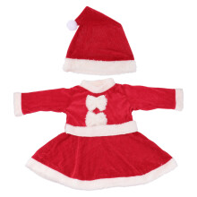 1 Set 70 Cm Barns Julklappskostym För Flickor Hatt