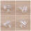4Pcs Akryl Transparent Fisk Räkor M 9