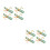 4 Stycken Gummibanddriven Flygplanssegler – DIY Monteringssats 11