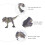 Simulation Dinosaur Artware Plast Handarbete 11