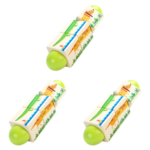 3 Delar Byggblock Leksak Utbildande 2