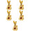 5Pcs Zodiac Sparskål Myntbehållare 7
