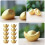 10Pcs Simulation Guldvingar Resin Yuan Bao Statyer Rollspelsprops 8