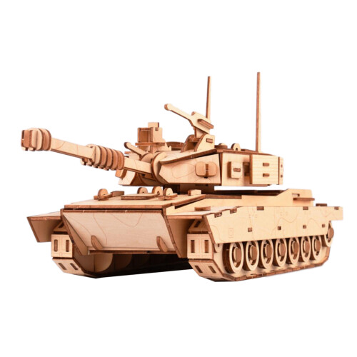 3D Modell Av Pansarvagn För Barn