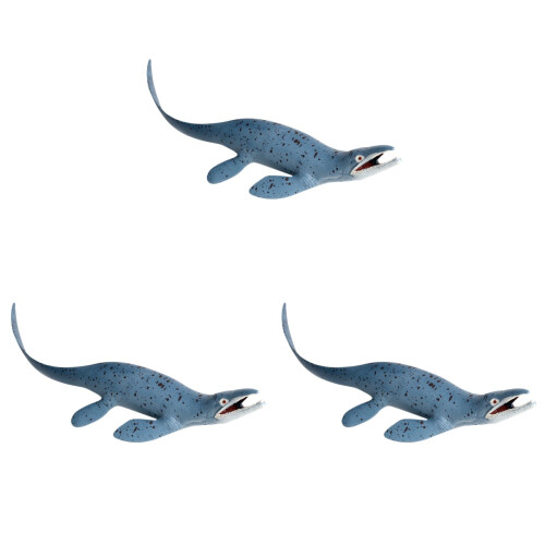 3 Stycken Simulerad Mosasaurus Modell För Barnlek Hem 1