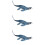 3 Stycken Simulerad Mosasaurus Modell För Barnlek Hem 8
