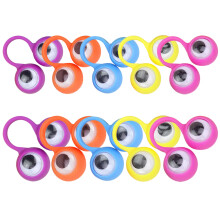 10Pcs Ögonboll Fingerspel Lekfulla Barnleksaker Slumpmässig Färg