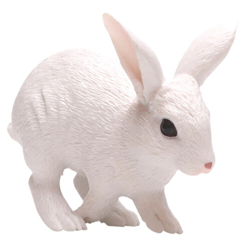 5 Stycken Pvc Kaninmodell Figur För