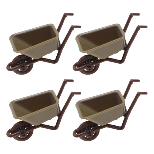 20 Pcs Mini Spadkärra Modell Mikro Landskapsdekoration