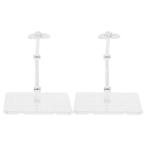 2 Delar Actionfigur Basställ Displayhållare Dockmodell Stöd