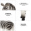 1 Styck Modell Av En Zebra Djurslek för Barn 7