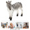 1 Styck Modell Av En Zebra Djurslek för Barn 2