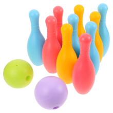 2Satser Barn Bowling Sats I Plast Assorterad Färg Och Bärbar Mini