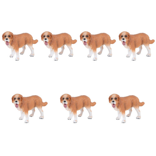 7Pcs Valpfigur Realistisk Hundmodell Utbildningsmaterial För Barn 2
