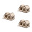 3Pcs Trähuspussel Mini Diy Modell Set Utbildningsleksak För Barn 7