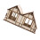 3Pcs Trähuspussel Mini Diy Modell Set Utbildningsleksak För Barn 3