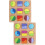 2 Set Geometriska Forminlägg Brädpussel Parbildning (Form 4) 7