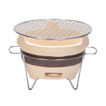 Antique Clay Portable Tabletop Grill Outdoor BBQ For Tea And Camping Coffee