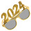Jaar Party Bril Gouden Plastic Comfortabel 9