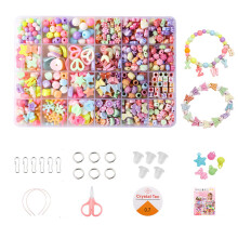 Acrylic Beads Set For Jewelry Enthusiasts, 24 Styles, Assorted Colors, Beads For Handmade Bracelets
