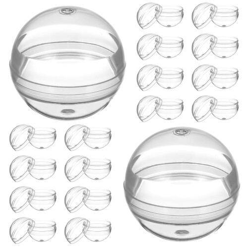 110 Stuks Transparante Plastic Capsules 28Mm Voor Verzamelobjecten