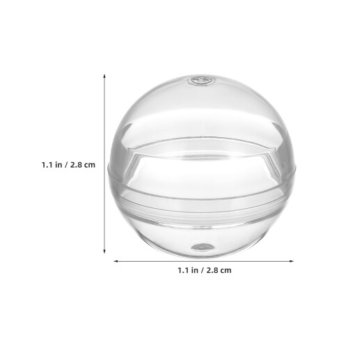 110 Stuks Transparante Plastic Capsules 28Mm Voor Verzamelobjecten 2