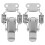 2 Pairs Spring Hasp Toolbox Toggle Latches Slot Rvs Werktuigkast 9