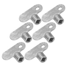 6 Stuks Vierkante Sockel Radiator En Kranen Sleutels