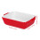 De Hornear Roja Para Microondas Utensilios Repostería 3