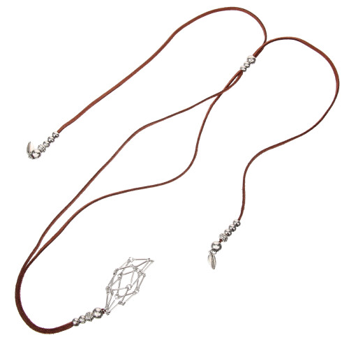 Para Collar Colgante De Malla Tejida