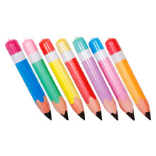 7Ud Lápices Inflables PVC Multicolor Para Escolar Festivo