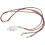 Para Collar Colgante De Malla Tejida 9