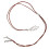 Para Collar Colgante De Malla Tejida 8