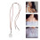 Para Collar Colgante De Malla Tejida 5